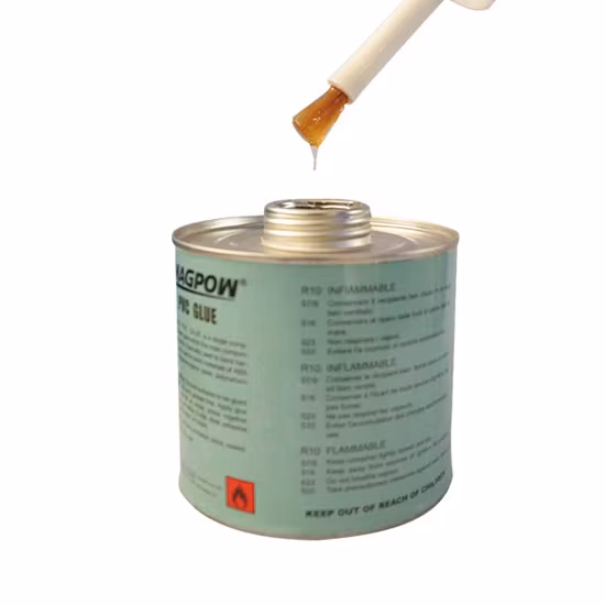 Pegamento para tuberías de PVC de alta viscosidad de color transparente Magpow