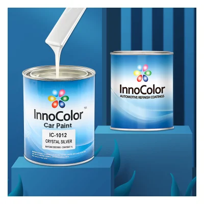 Pintura acrílica para automóviles Innocolor, sistema de mezcla de pintura de buen rendimiento, acabado automotriz, imprimación 2K metálica blanca perla