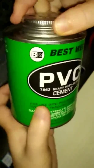 Cemento UPVC Cemento de PVC Cemento para trabajo pesado de PVC Cemento para tuberías de PVC Cemento solvente para PVC