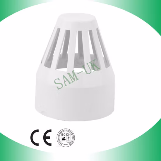 Tapón de ventilación de PVC Dwv Tapón de tubo para drenaje de agua